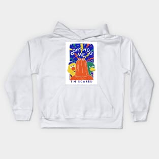 Don't Hug Me I'm Scared Kids Hoodie